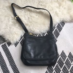 Fossil Vintage Classic Black Leather Purse